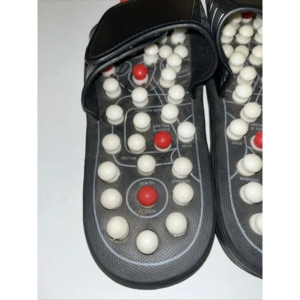Health Massager Slippers Sandal Reflexology Acupressure Foot Massager Shoes Home